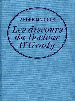 cover image of Les discours du dr. O'Grady